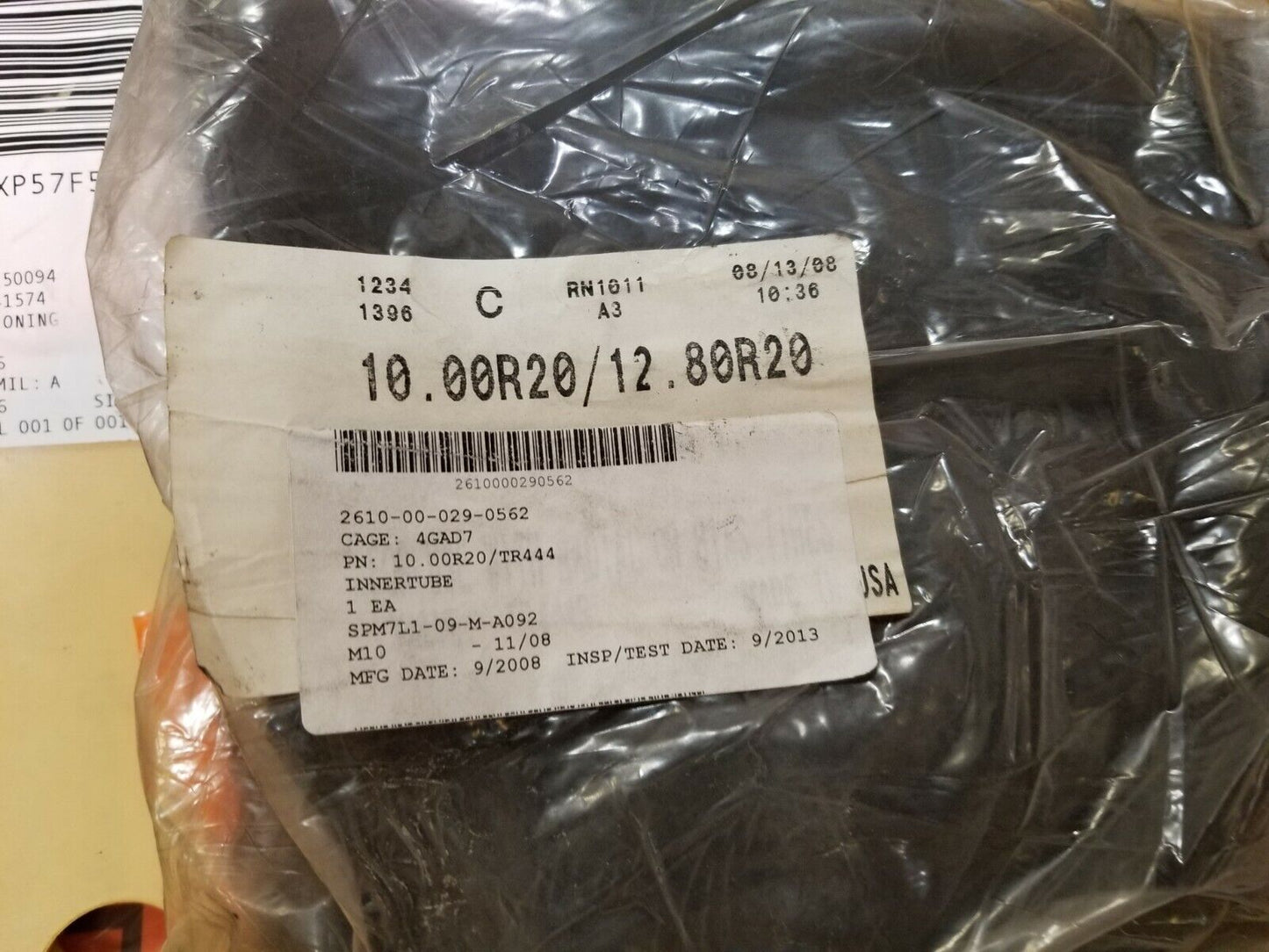 M915 M916 10.00 R20 12.8R20 Inner Tube Tire Military 2610-00-029-0562