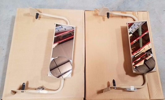 (2) Commercial TRUCK West Coast Style MIRROR Military Truck 2.5 MRAP 015420899