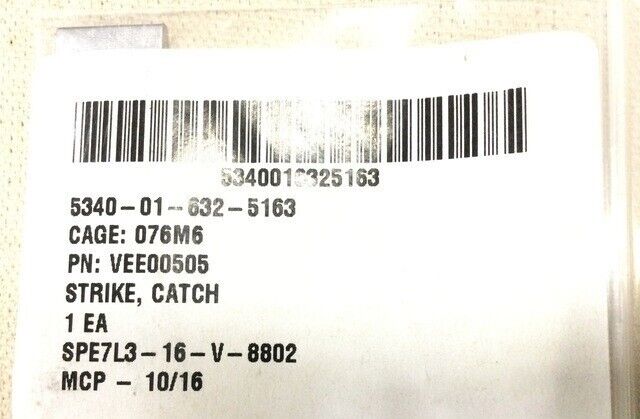 (1) MRAP-MAXXPRO BAE SYSTEMS VEE00505 CATCH STRIKE 3911564C1 5340-01-632-51