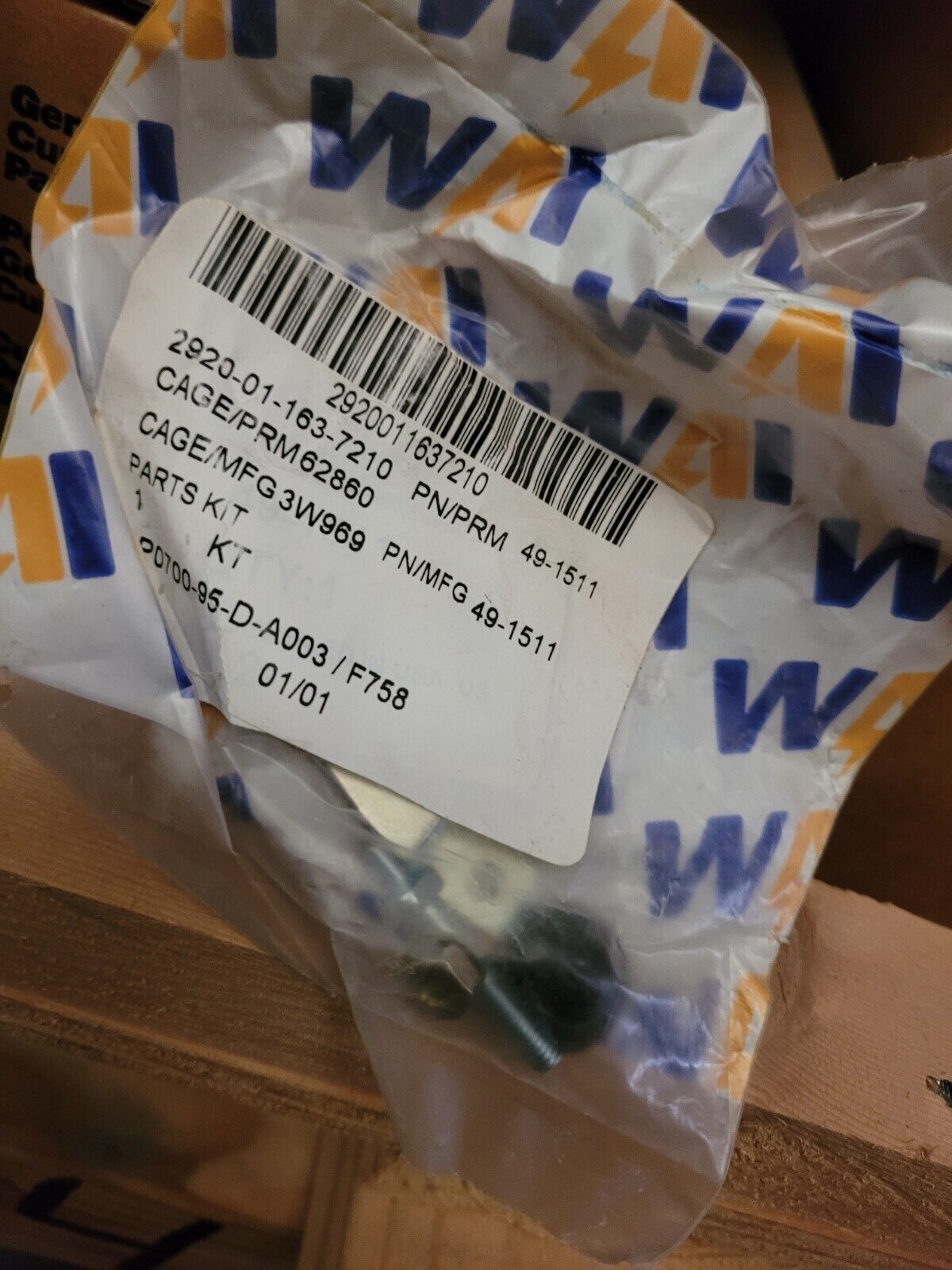 New Engine Generator Parts Kit PN 1852519 491511 NSN 2920-01-163-7210