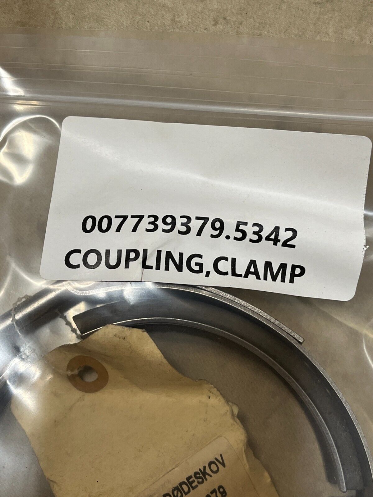 M548 & M548A1 10866272 GROOVED CLAMP COUPLING 54091-485SH 5342-00-773-9379 NOS