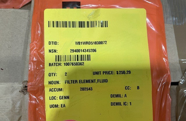 Filter Element M88A2 NSN 2940-01-434-5206 - photo 5