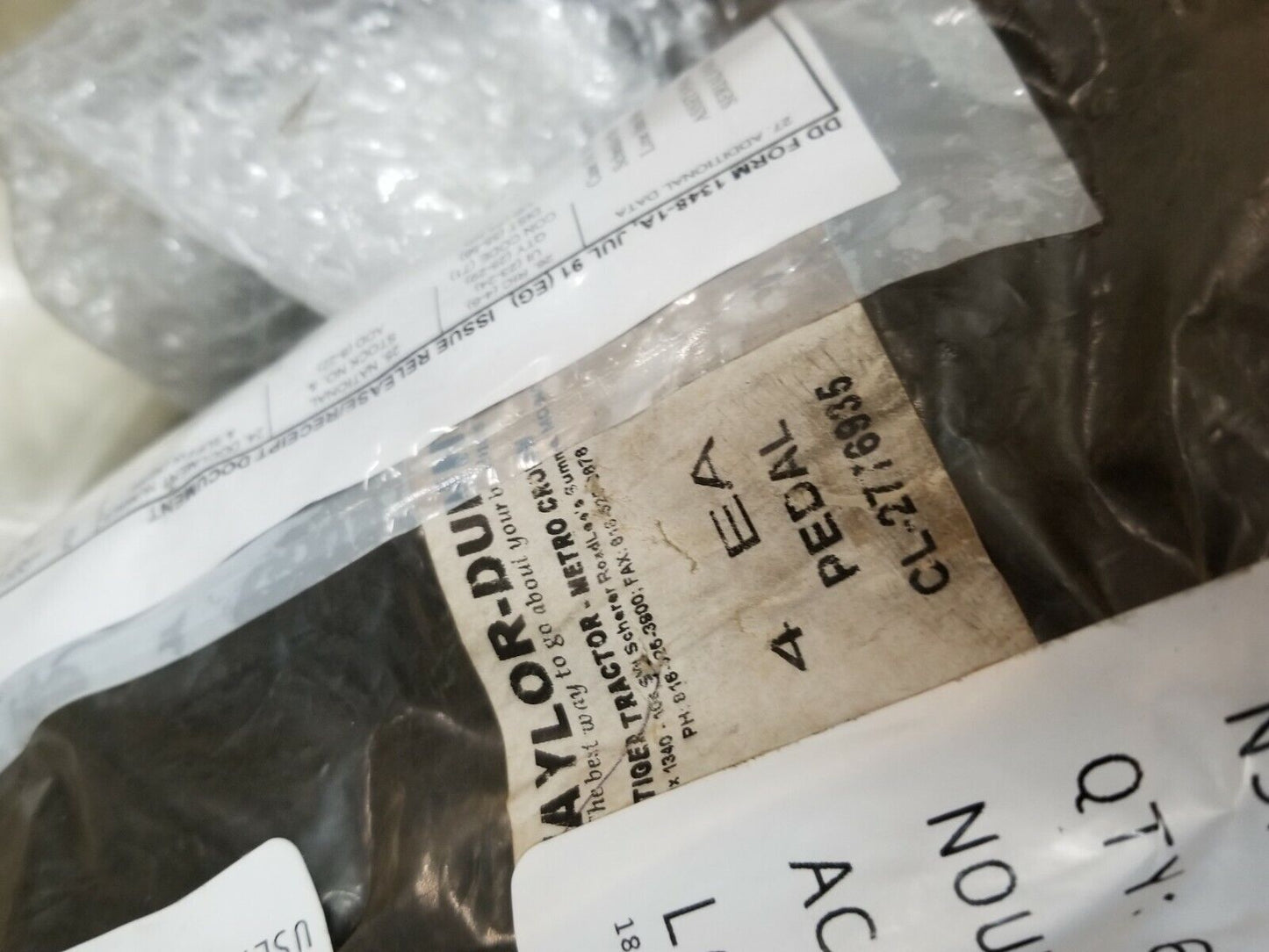 CLARK FORKLIFT PETAL PAD GENUINE 2776935 CL2776935