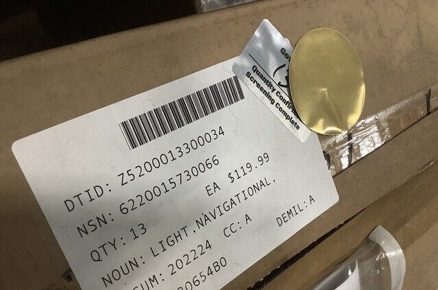 HELLA 980910001 LED MARINE NAVIGATIONAL LIGHT FITS SMALL BOAT 6220-01-573-0066