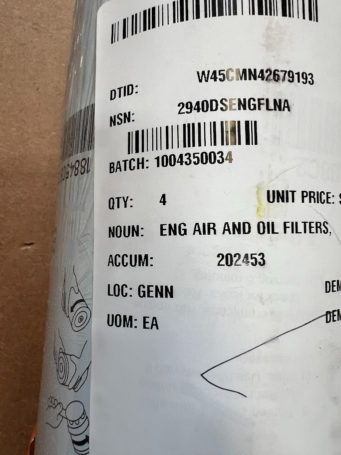 Oil Filter Service Element Fits International Harvester 1884508C2 - photo 5