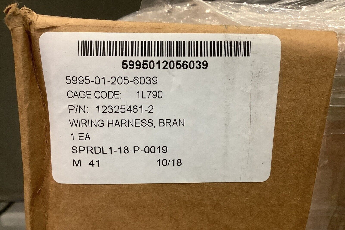 M1E1 ARMORED BATTLE TANK 12325461-2 WIRING HARNESS 12325461 5995-01-205-6039