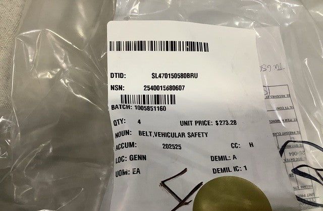 Safety Belt AT228292 NSN 2540-01-568-0607 - photo 4