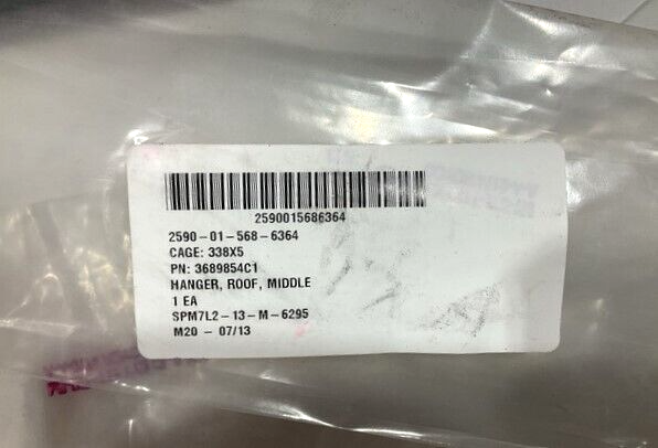 MRAP NAVISTAR 3689854C1 MIDDLE ROOF SHORT HANGER 3689854C1L 2590-01-568-6364
