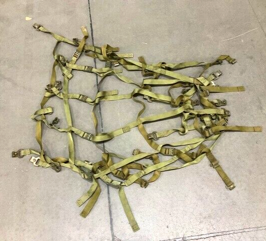 HMMWV HUMVEE HATCH Net Assy Cargo 12446812 WEBBING STRAP  5340-01-415-8672