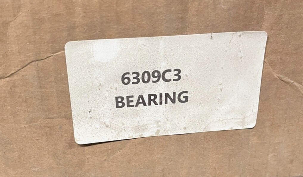 GENUINE KOYO 6309 C3 SINGLE ROW DEEP GROOVE RADIAL BALL BEARING 6309C3