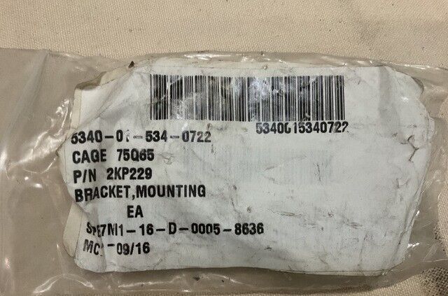 MTVR-2MK25 MTVR-MK23 OSHKOSH 2KP229 MOUNTING BRACKET 0259020915 5340-01-534-0722