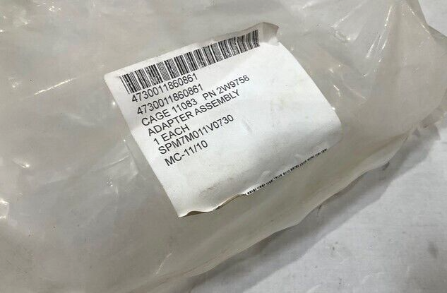 SCRAPER 621B CATERPILLAR 2W9758 TUBE COUPLING ASSEMBLY 4730-01-186-0861 NOS