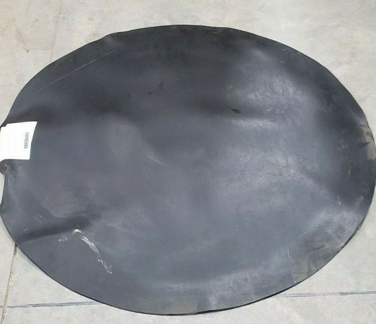 4' foot Diameter Black Circle Cushioned floor standing mat