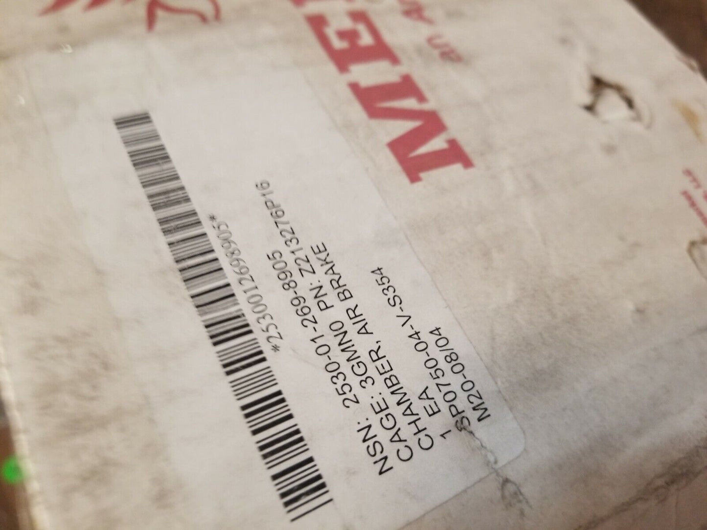 Meritor Brake Chamber WATER TANK Z213276P16 470758C91 049-90010-345