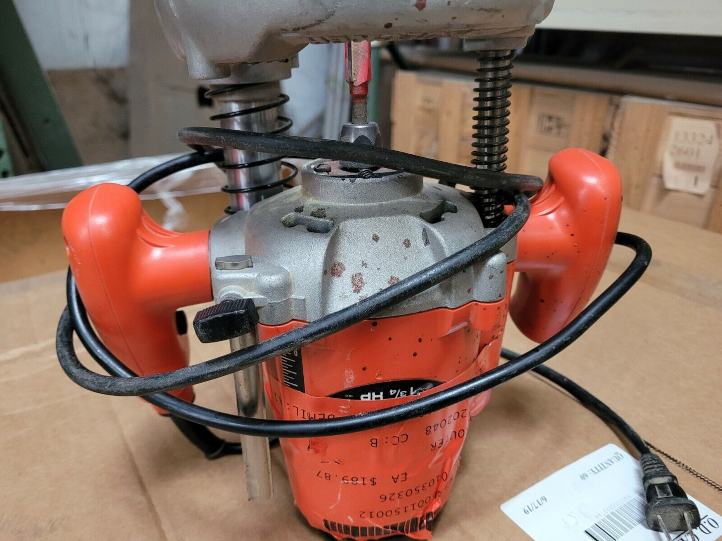 Old Style Military Surplus 1-3/4 HP Fixed Base Router DW616