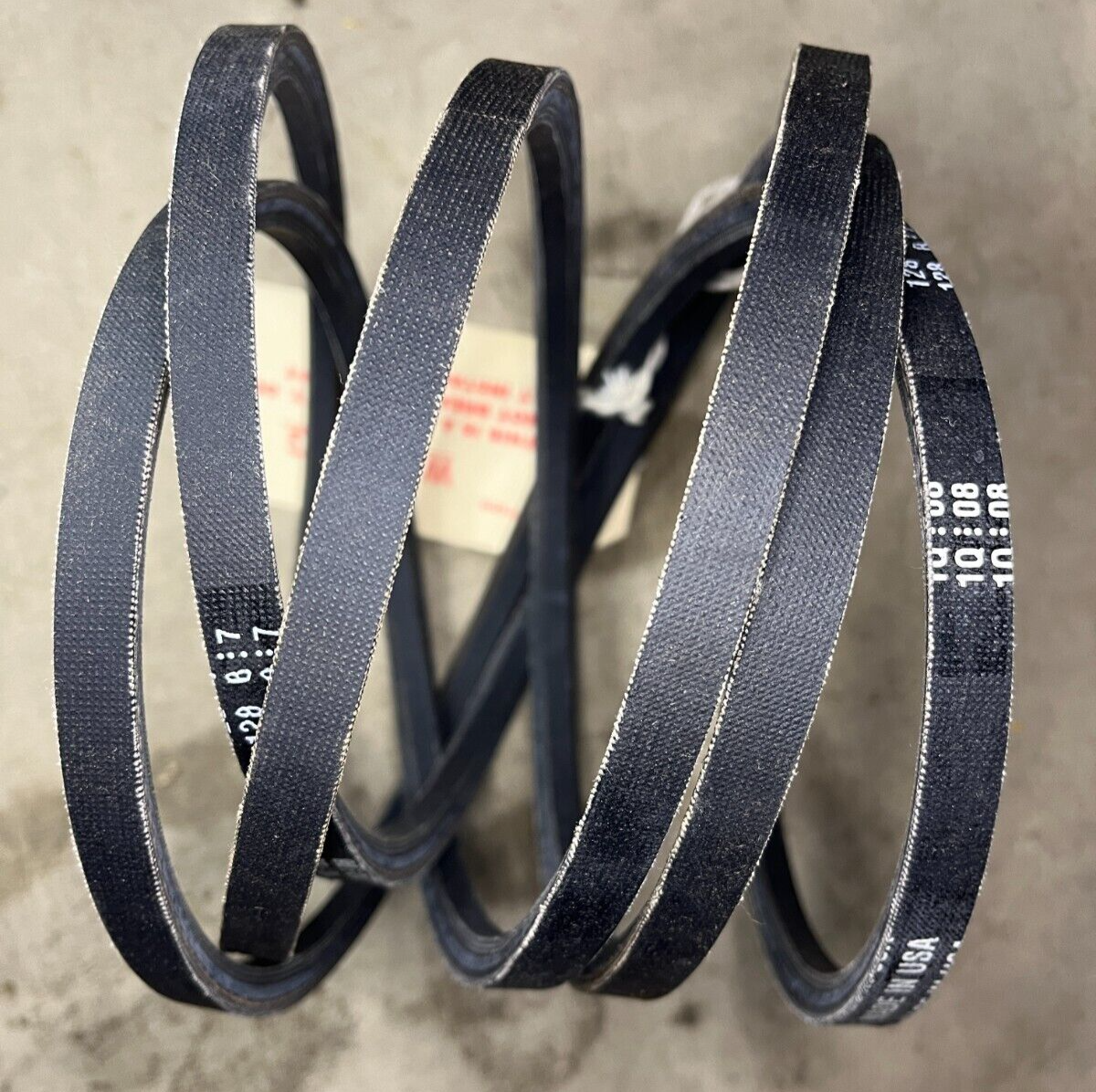 HELICOPTER CARRIER SH-60F 1163455 HEAVY DUTY MATCHED SET V BELT 3030-01-037-4934