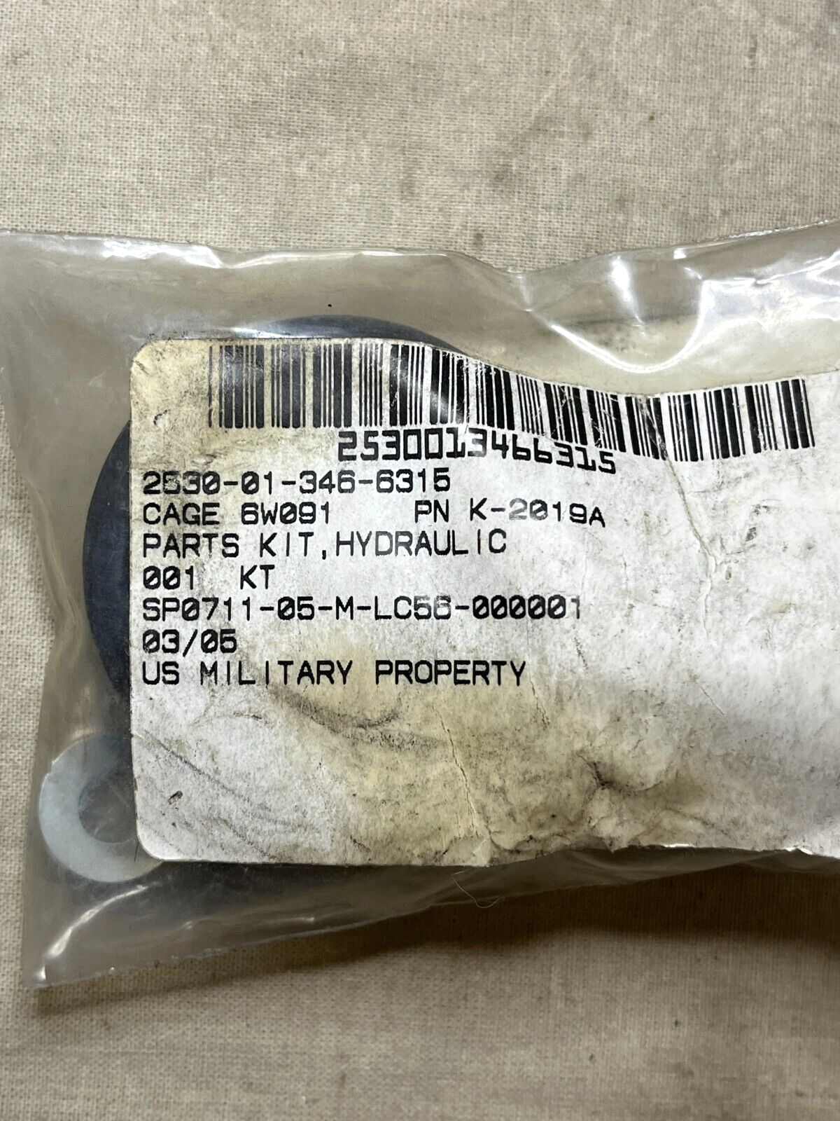 PARKER K-2019A HYDRAULIC BRAKE WHEEL PARTS KIT 12722001 2530-01-346-6315