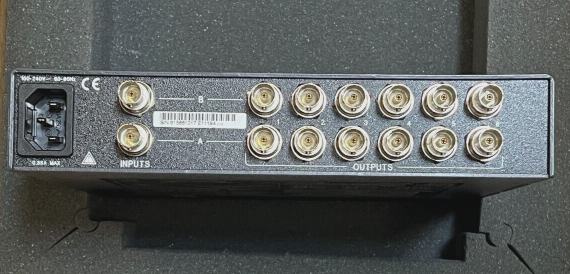 NEW EXTRON CVDA 6 MX DUAL COMPOSITE VIDEO DISTRIBUTION AMPLIFIER