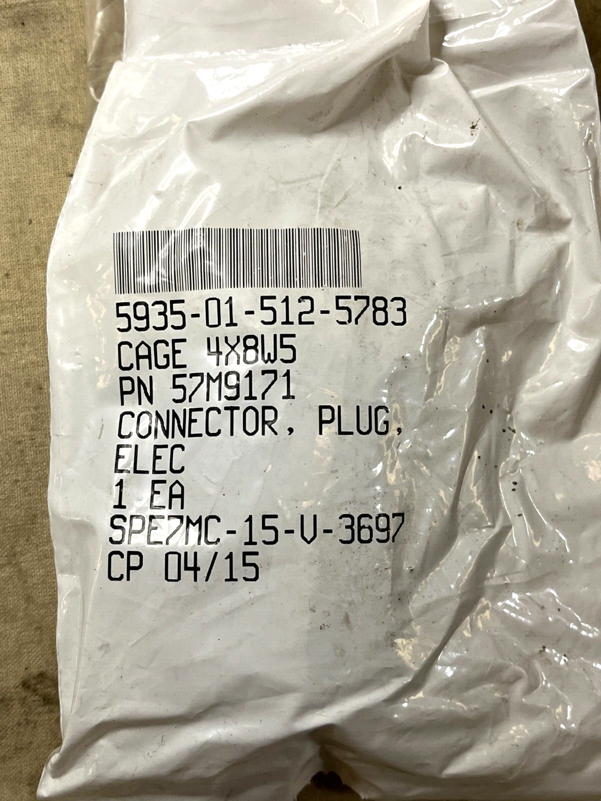 OEM JOHN DEERE 57M7275 ENGINE ELECTRICAL PLUG CONNECTOR 57M9171 5935-01-512-5783