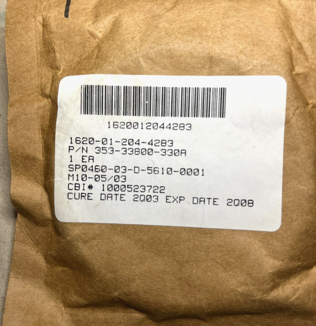 H-46 HELICOPTER 353-33800-312A CYLINDER SCRAPER 353-33800-330A 1620-01-204-4283
