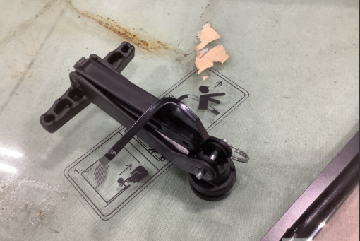 JLG 7301747 Vehicular Windows 2510-01-511-5657 TRAK Window Rear Assy