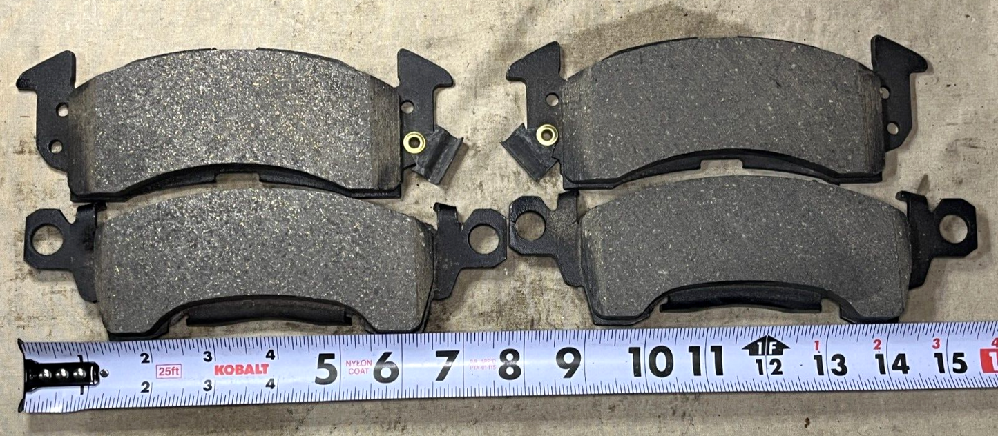 CUCV FEDERAL MX728AR METALLIC FRONT DISK BRAKE SHOE SET FTD52S 2530-01-158-1458