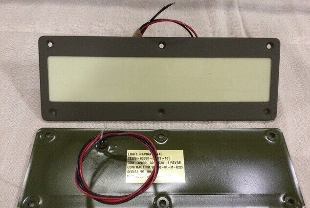 MILITARY AIRCRAFT LUMINESCENT SYSTEMS 30-0238-1 NAVIGATION LIGHT 65550-01073-101