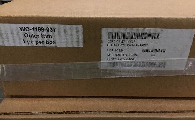 MRAP PNEUMATIC TIRE WHEEL OUTER RIM ASSEMBLY WO-1199-037 2530-01-571-4428