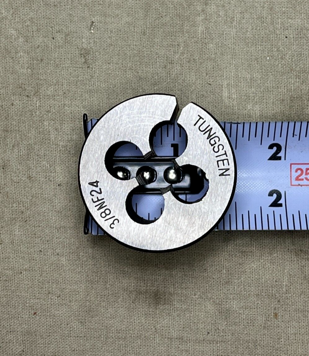 THREADING TOOL 3/8" X 24 NF SPLIT DIE THREAD CUTTER TUNGSTEN STEEL 3/8NF24