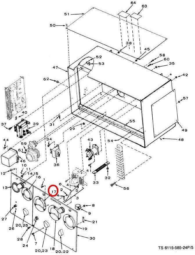 (1EA) AIRCRAFT AWACS E-3A 36.1912 ELECTRICAL FREQUENCY METER 6625-01-038-6869