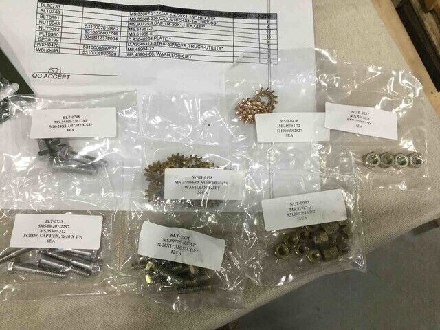 M998 HMMWV EPLARS RADIO EQUIPMENT INSTALLATION KIT MK-3095/VRC 5895-01-569-7775