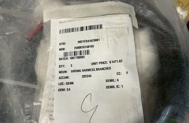 Branched Wiring Harness 2924-GG5F NSN 2590-01-615-8193 - photo 6
