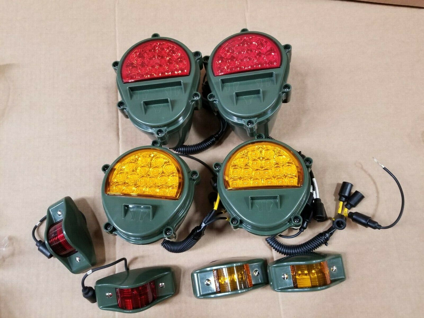 NEW LED Humvee LED LIGHT KIT BRAKE TURN SIGNAL SIDE MARKER M998 M35A2 M939