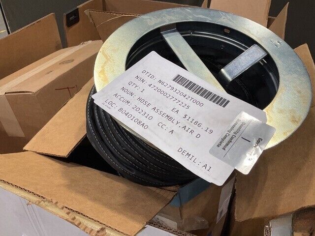 NEW AIR DUCT HOSE ASSEMBLY 607819 MIL-H-18158 USC1091 4720-00-277-7225