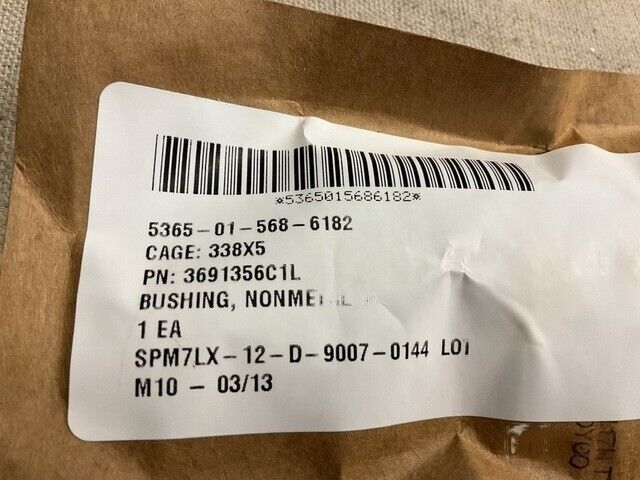 HUMVEE MRAP NAVISTAR DEFENSE 3691356C1L ISOLATOR BUSHING NSN 5365-01-568-6182