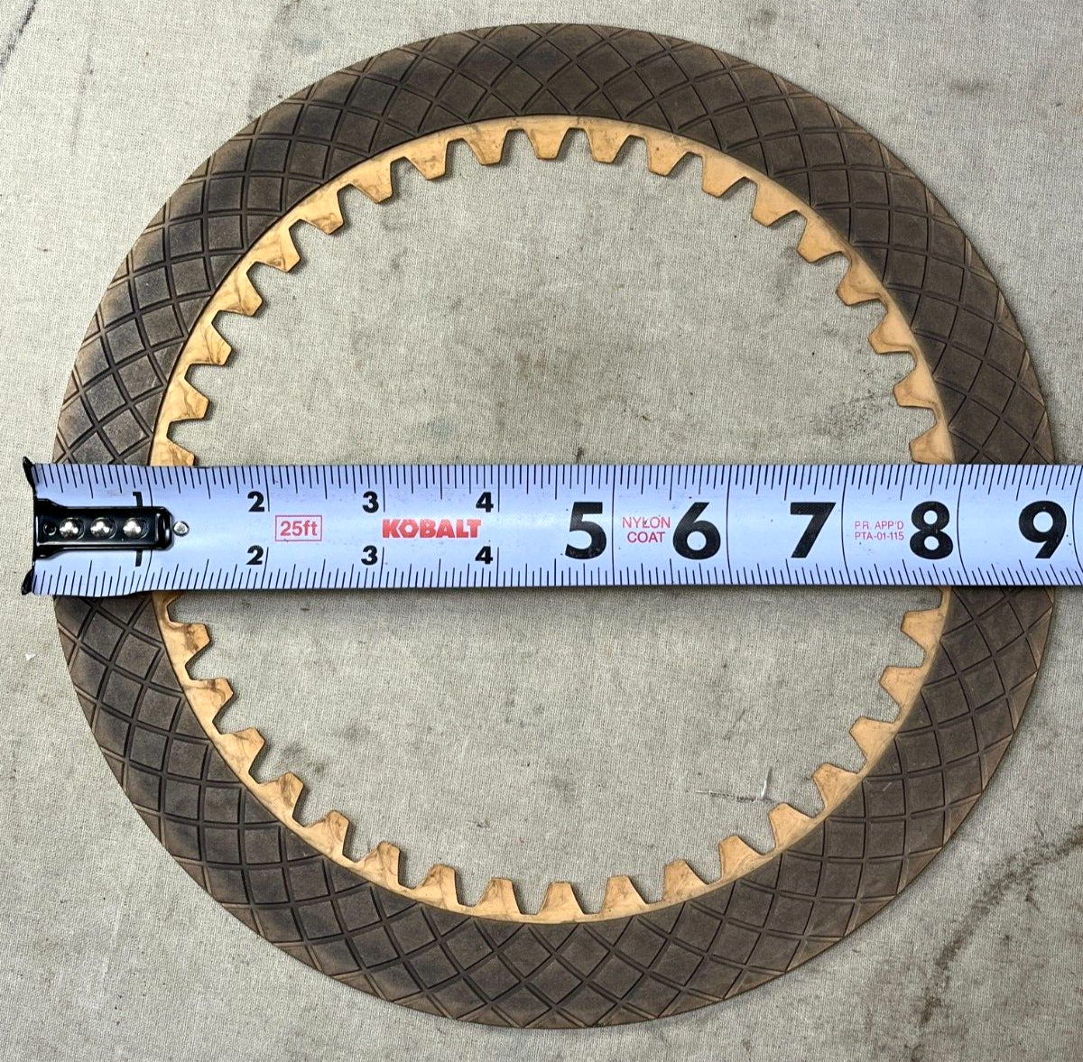 M109 HOWITZER ALTO PRODUCTS 179702-300 VEHICULAR CLUTCH DISK 2520-00-736-3578