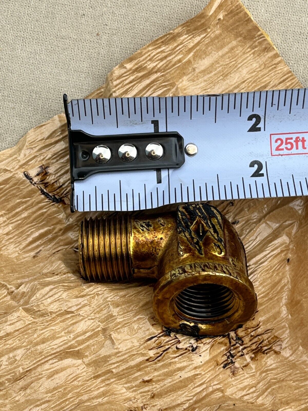 AIRCRAFT A-10, HMEE HEAVY DUTY 10553230-1 PIPE ELBOW P13673 4730-00-231-5603