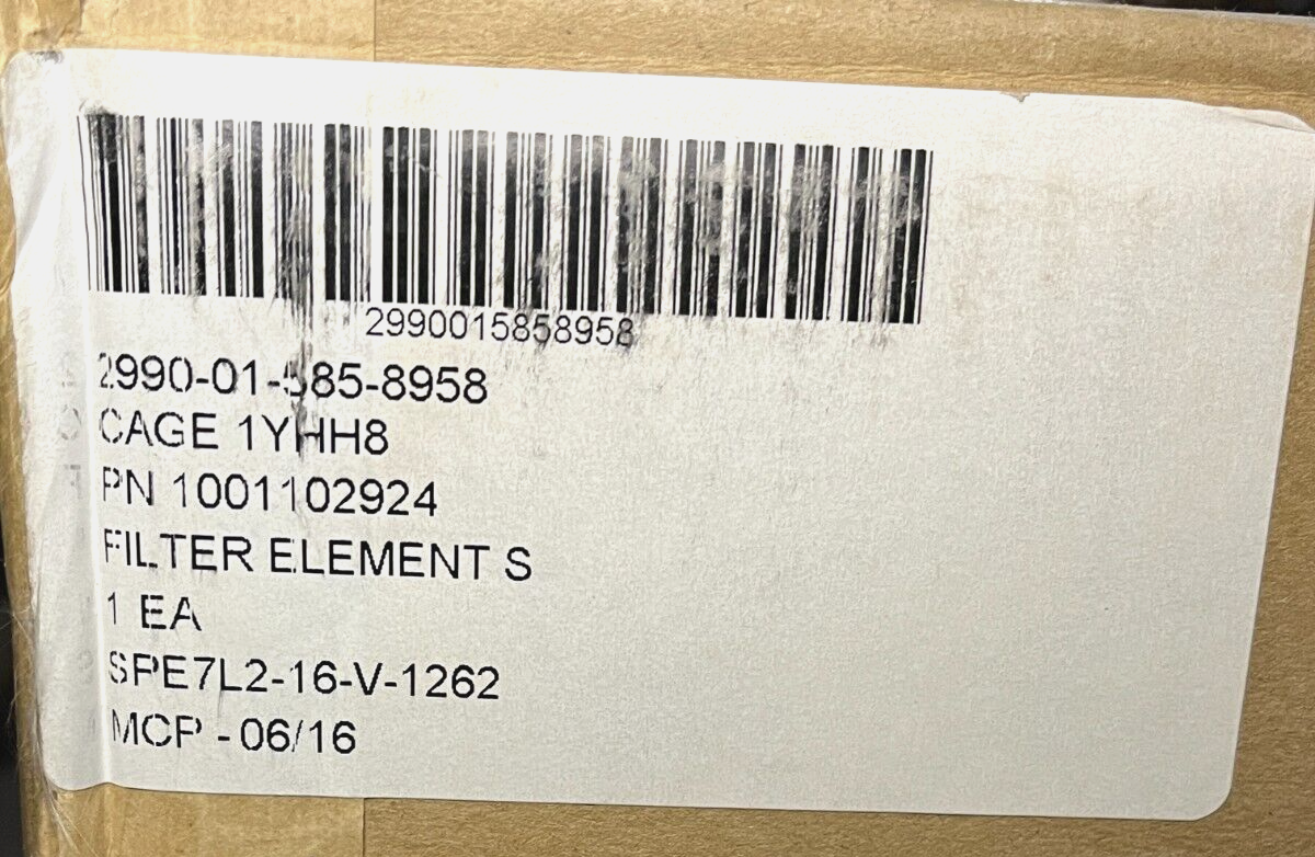 1000 HOUR JLG FORKLIFT TRUCK FILTER ELEMENT KIT 1001102924 2990-01-585-8958