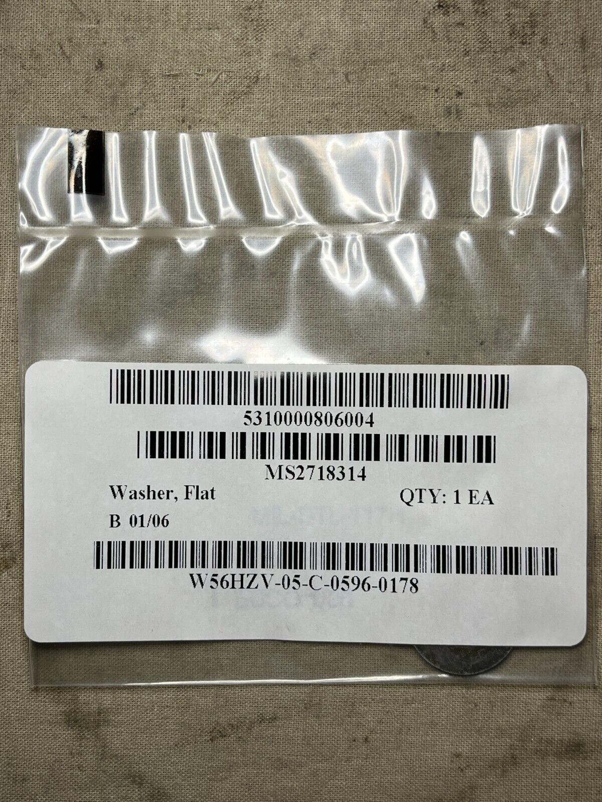 MILITARY MRAP-RG-33 MMPV AMPV MRAP MS27183-14 FLAT WASHER 3/8" 5310-00-080-6004