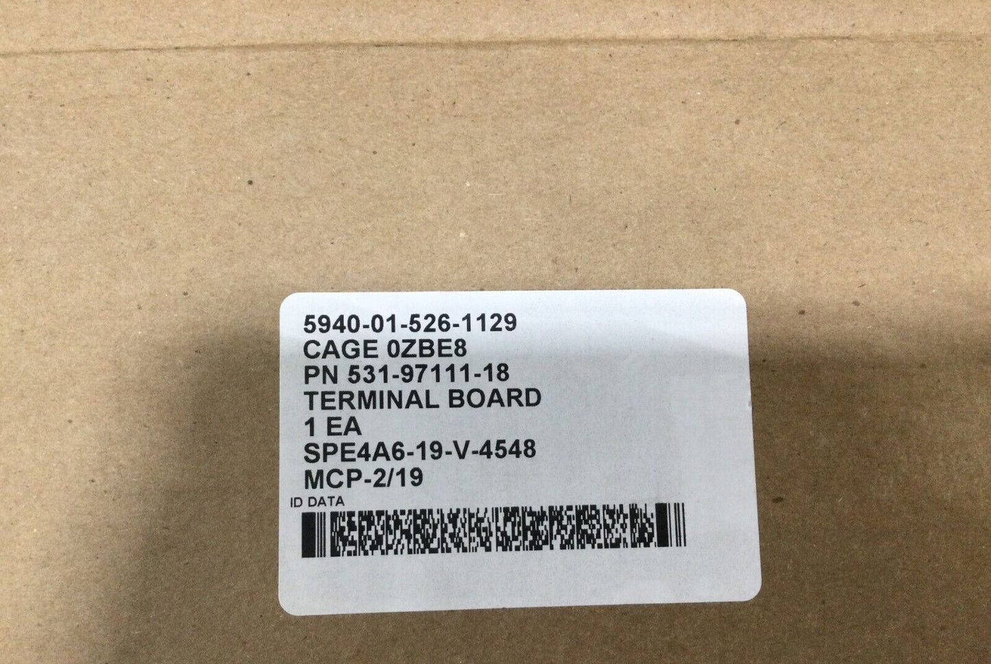 GENERATOR AC,450V,2500K,900 RPM TERMINAL BOARD ASSY531-97111-18 5940-01-526-1129