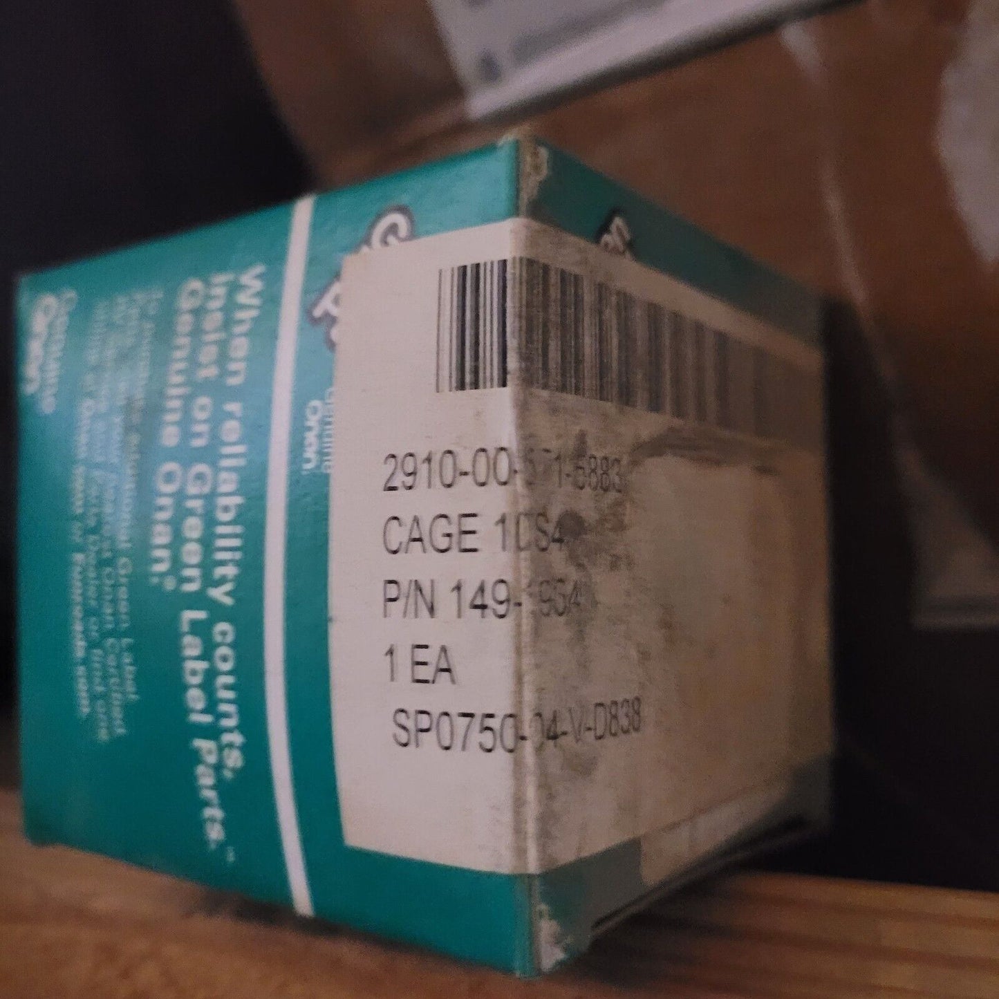 GENUINE OEM CUMMINS ONAN 149-1964 0141-0708 SEDIMENT BOWL 2910-00-571-5883