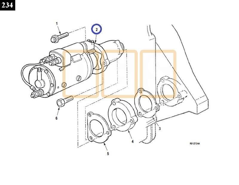 M809, M939 SERIES MILITARY TRUCKS 24V ELECTRICAL ENGINE STARTER 2920-01-069-6997
