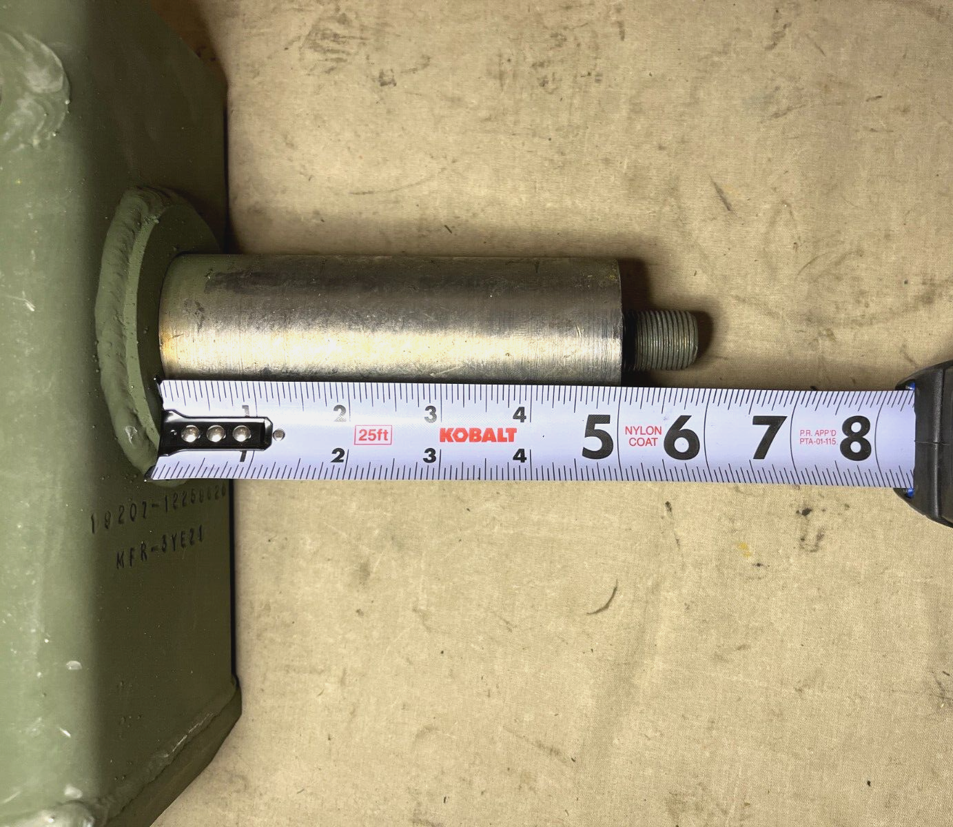 M332 1 1/2-TON, 2-WHEEL TRAILER 12259828 8331539 WHEEL SPINDLE 2530-00-693-0736