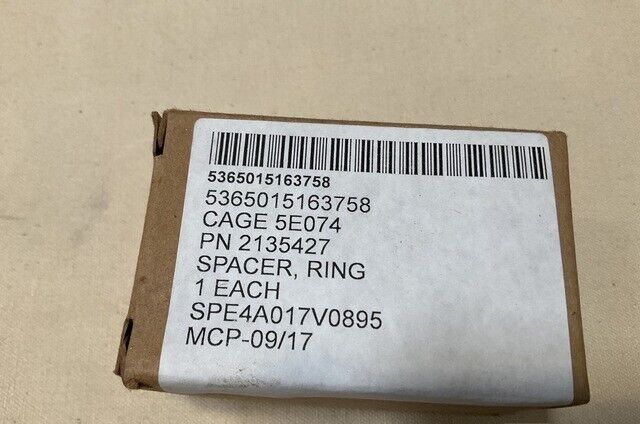 CATERPILLAR 613C II 2135427 METRIC RING SPACER 213-5427 5365-01-516-3758