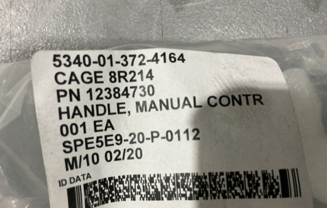 Manual Control Handle 12384730 NSN 5340-01-372-4164 - photo 4