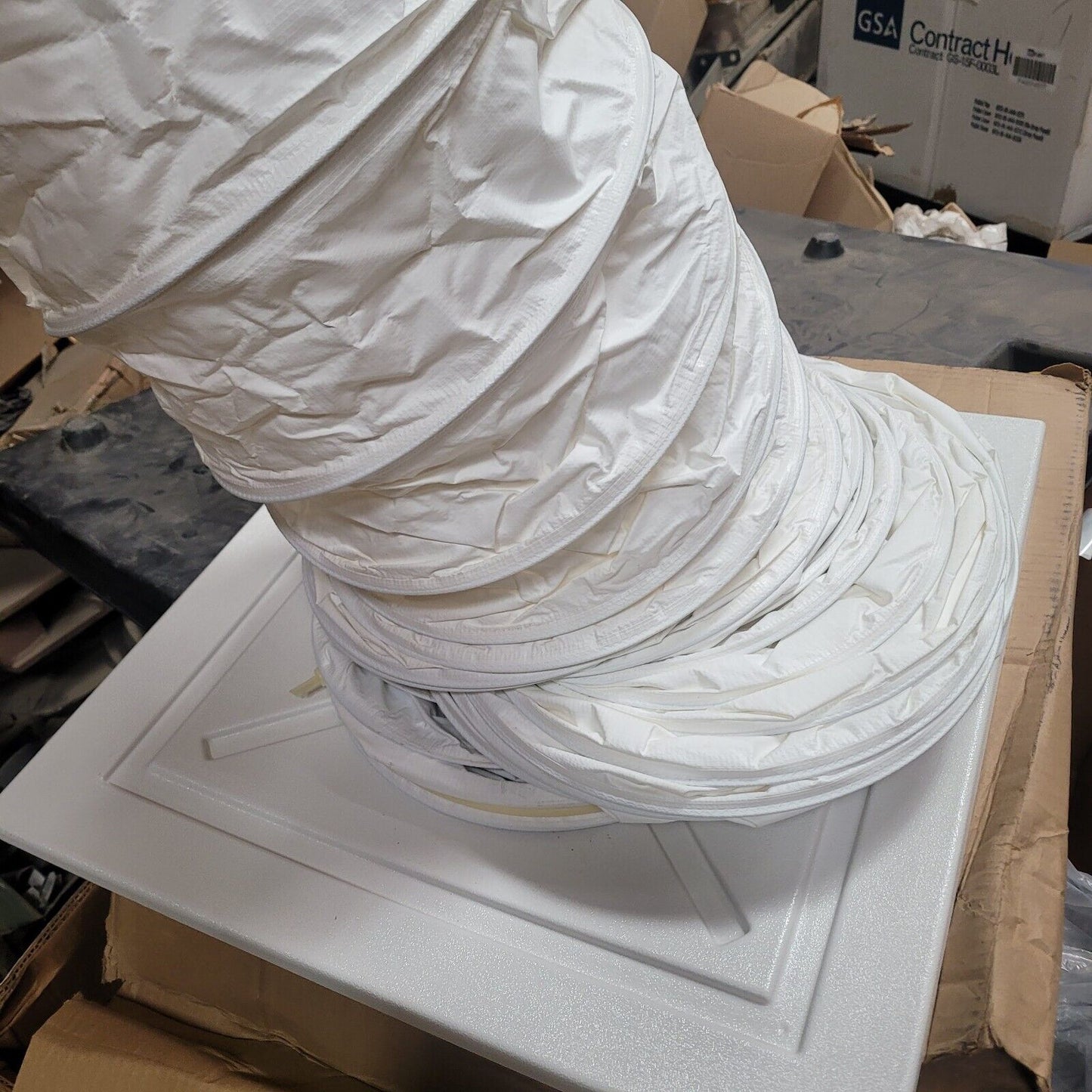 NEW 14"/6" P/8" / WHITE ST SPOT COOLING KIT DUCT WITH Celining AC Duct
