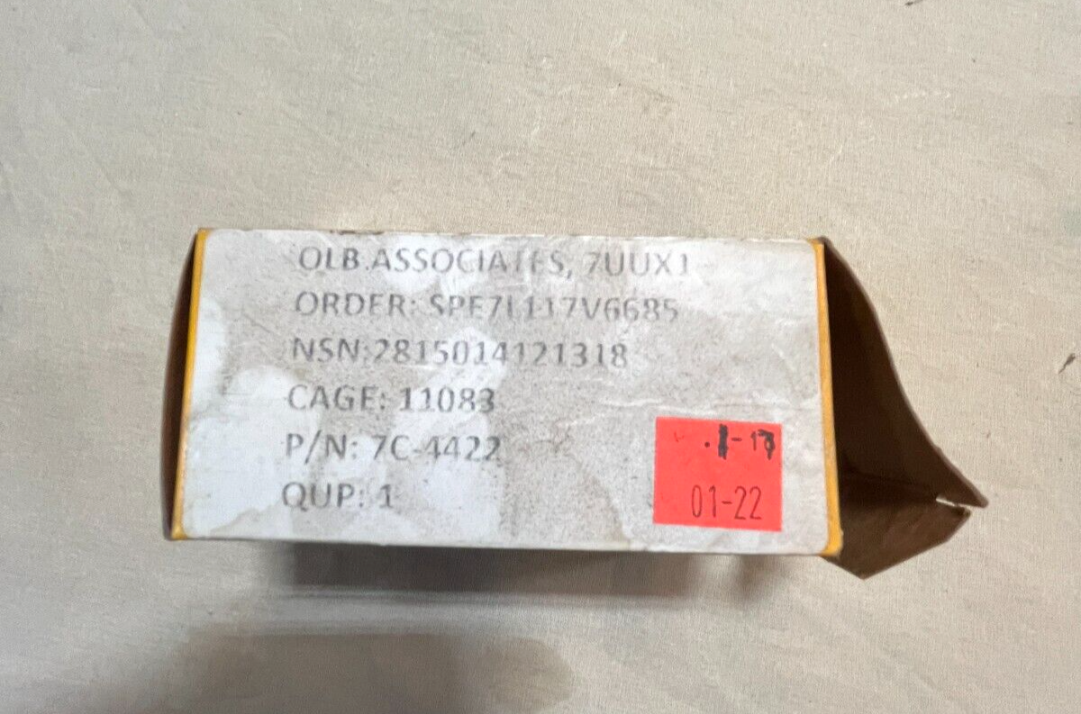 CAT 7C-4422 DIESEL ENGINE OIL FILTER COVER KIT 7C4422 0749A-00 2815-01-412-1318