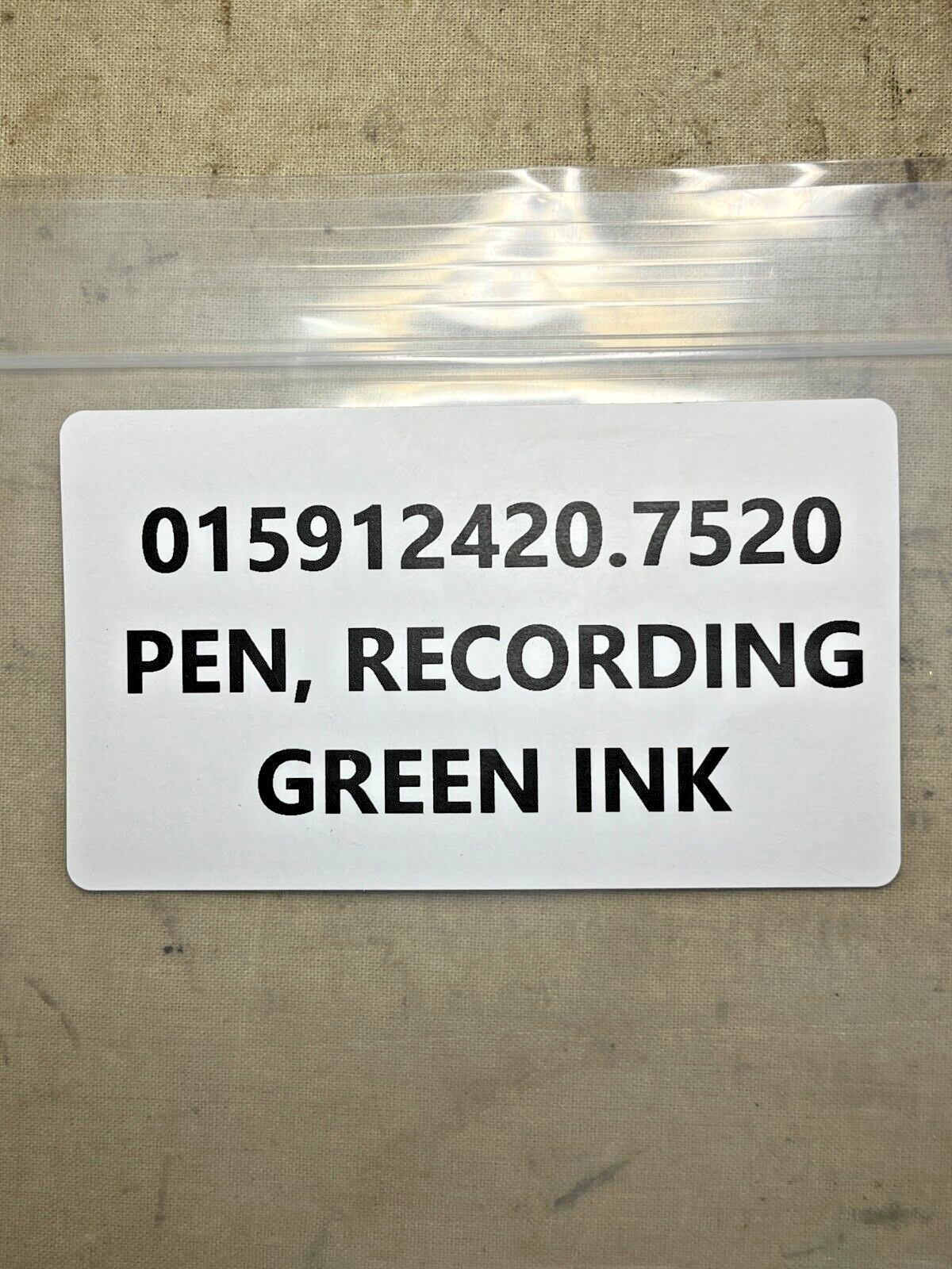 GRAPHIC CONTROL, TEMPERATURE RECORDING GAS PEN GREEN 82-72-3114-06 7520015912420