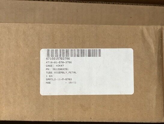 NAVISTAR 3612303C91 Metal Tube Assembly FORMED FUEL LINE 4710-01-570-3796 OEM