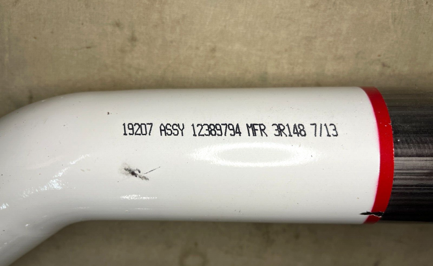 M-109 HOWITZER M992 FAASV BENT METALLIC TUBE ASSEMBLY 12389794 4710-01-386-3221